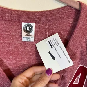 US Blanks Red Alabama A‎ Cardigan Medium NWT thumbnail 3