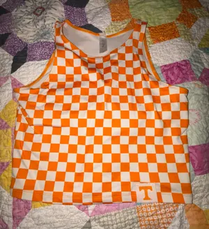 Zoozatz Checkered University of Tennessee tank thumbnail 1