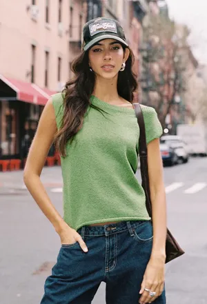 Princess Polly ashfield off shoulder sweater  thumbnail 1