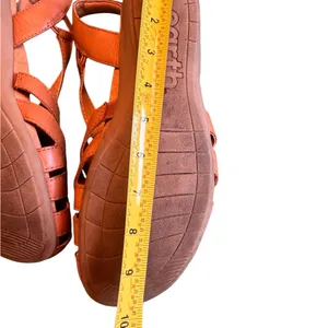 Earth Origins Berri Fisherman Slingback Sandals Tan Leather Comfort Est Size 9 thumbnail 9