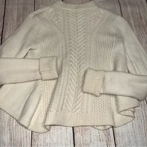 Crew Cable Knit Swing Sweater thumbnail 5