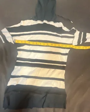 Lauren Active Ralph Lauren Women's Striped Long Sleeve Waffle Knit Hoodie thumbnail 8