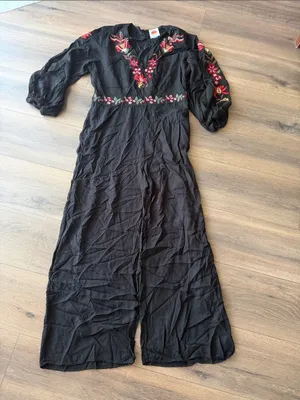 FARM Rio Embroidered Wide Leg Jumpsuit- size Large thumbnail 3
