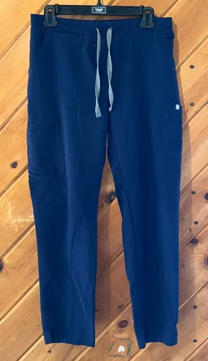 FIGS scrubs navy blue technical collection pants thumbnail 1