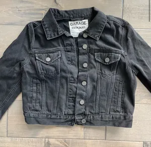 Garage Cropped Denim Jacket thumbnail 1
