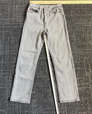 Levi's Wedgie Straight Ankle Jeans Button Fly Size 28 thumbnail 1