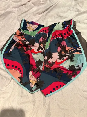 Nike colorful graffiti running shorts  thumbnail 4