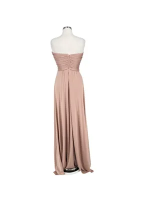 La Femme Blush Pink Strapless High Slit Floor-Length Formal Gown Size 6 thumbnail 11