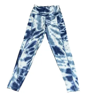 American Eagle blue tye dye leggings thumbnail 1