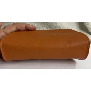 Tory Burch Orange Gold Logo Sunglasses Case Hard Sided thumbnail 3