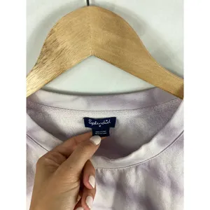 SPLENDID | Twilight Tie-Dye Pullover Sweatshirt in Eve Hush/Blush Size medium thumbnail 3
