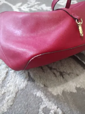 Michael Kors Deep Red Jet Set Tote thumbnail 3