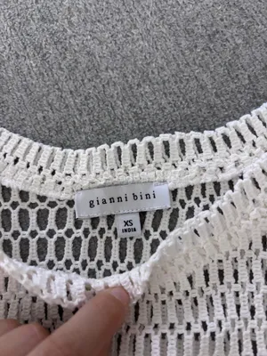 Gianni Bini Top White thumbnail 2