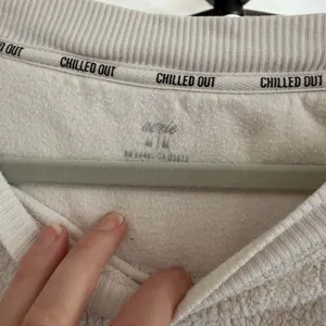 Aerie White Textured Sweater thumbnail 5