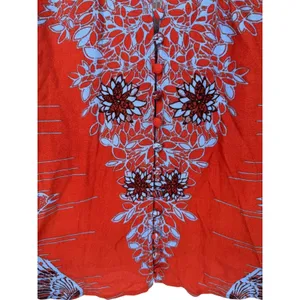 Free People Birds of A Feather Boho V-Neck Balloon Sleeve Blouse Top Size Small‎ thumbnail 8