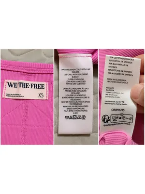 We‎ The Free by Free People Hummingbird Tank in bright pink, size XS. thumbnail 7