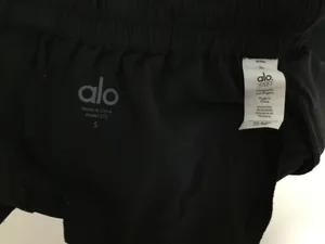 Alo Yoga Black Nylon Spandex Cargo Jogger Athletic Pants Women's Size S thumbnail 2