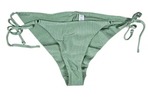 Aerie Ribbed Green Bikini Bottoms Tie Side Swimsuit‎ Size XL thumbnail 1