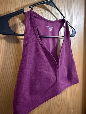 Beyond Yoga Women’s Purple Spacedye Lift Your Spirits Sports Bra XL thumbnail 4