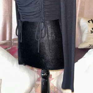 Publix Size M Long Sleeve Black Ribbed Crop Top thumbnail 6