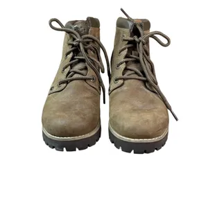 ‎Skechers Brown Leather Lace Up Ankle Boots thumbnail 2