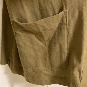 J Crew Factory Army Green Open Cardigan Top thumbnail 2