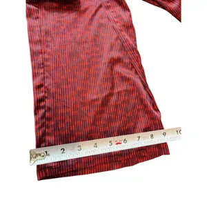 Victoria's Secret VTG Red Black Satin Feel Sleeveless Elastic Waist Pant Set S 90s thumbnail 15