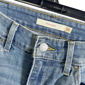 Levis 511 Skinny Womens Jeans Size 25 Medium Wash‎ Denim Stretch thumbnail 3