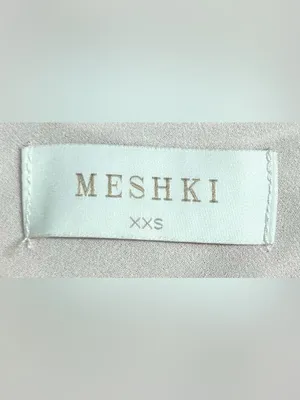 Meshki Size XXS Rhea Cowl Light Pink Mini Dress thumbnail 4