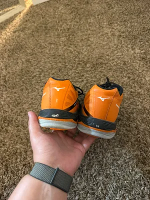 Mizuno Wave Lightning Volleyball Shoes Orange Black thumbnail 6