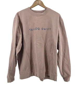 Taylor‎ Swift Sweatshirt Women XL Pink 1989 Taylor's Version Graphic Pullover thumbnail 1