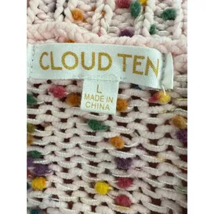 Cloud 10 Knit Multicolored Sweater Women’s Large Pink thumbnail 2