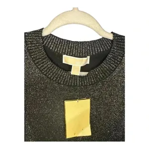 Michael Kors Womens Black Metallic Sweater,‎ Medium thumbnail 4