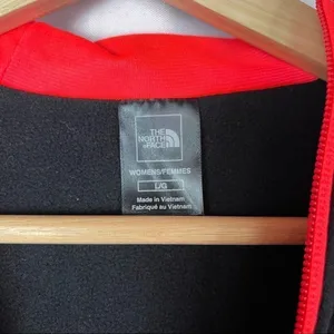The North Face‎ Black Neon Orange Double Zip Jacket L thumbnail 3