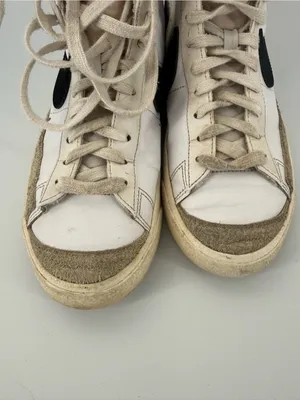 Nike Blazer Mid '77 Vintage CZ1055-100 White Black Shoes 2021 Womens Size 8.5 thumbnail 14