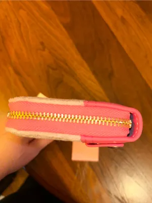 JUICY COUTURE “Lovers Club” Large Zip Around Wallet | Pink Terry Cloth | NWT Y2K thumbnail 7