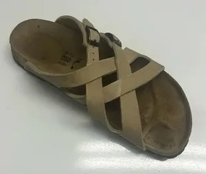 Birkenstock Size 39 Tan Calais Cork Footbed Sandal (Left foot only) Unisex thumbnail 1