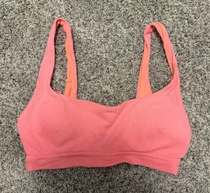 Aerie Waffle Banded Wide Strap Scoop Bikini Top thumbnail 1