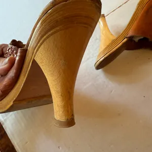 Vintage Nina Leather Mules thumbnail 7