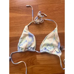 TRIANGL Tie Dye Bikini Swimsuit Set Swimwear‎ Pastel Blue Purple Pink XLARGE thumbnail 6