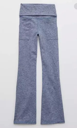 Aerie XL SHORT OFFLINE By The Hugger High Waisted Foldover Flare Legging thumbnail 7