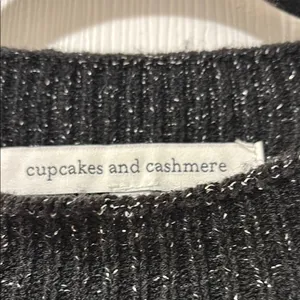 Cupcakes and Cashmere Black Knit Top thumbnail 2