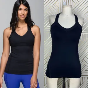 Lululemon Push Your Limits Tank Top‎ in Solid Black Size US thumbnail 2