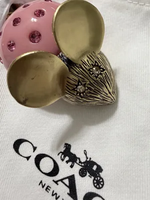 Coach Mouse Bag Charm Keychain thumbnail 11