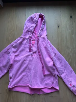 Pink free people hoodie thumbnail 1
