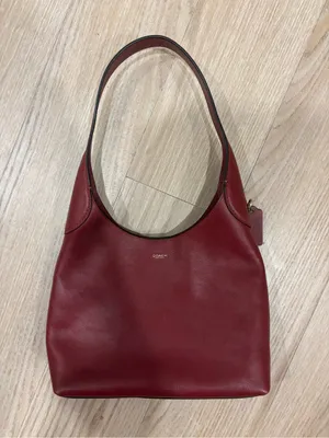Brooklyn Shoulder Bag 28 — Burgundy Leather Shoulder Bag thumbnail 2
