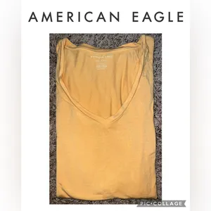 American Eagle Outfitters Mustard Short Sleeve Tee thumbnail 4