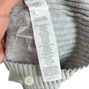 Aerie Gray‎ Button Front Sweater Tank Top Size XL thumbnail 8