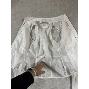 Athleta White Windbreaker 3-In-1 Vest Jacket Mesh‎ Combo Women's Size xS thumbnail 4