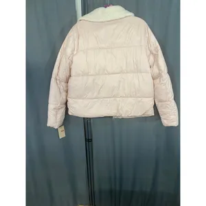 Levi's Faux-Sherpa-Lined Bomber Puffer Jacket XL- soft pink thumbnail 6